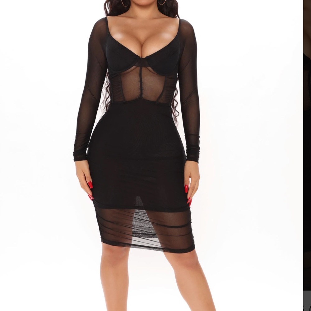 Fashion Nova Mesh Dress